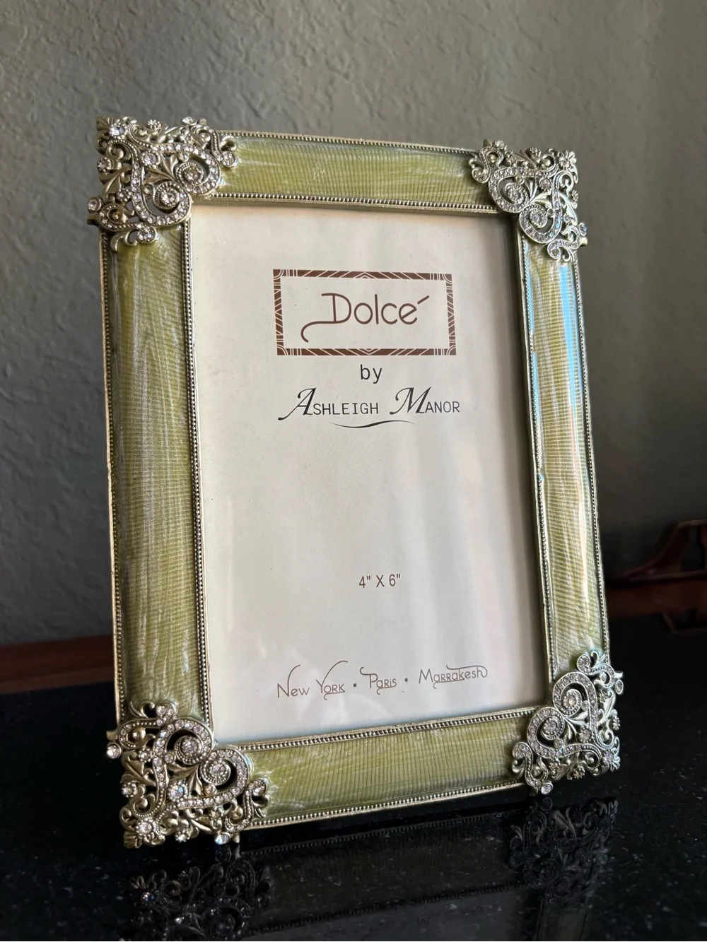 Vintage Crystal Picture Frame